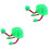2St Interactieve Groene Marionette Kinderen Speelpret 5