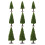 18 Pcs Miniature Trees For Model Train Scenery And Diy Landscaping 1