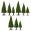 18 Pcs Miniature Trees For Model Train Scenery And Diy Landscaping 2