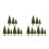 18 Pcs Miniature Trees For Model Train Scenery And Diy Landscaping 4