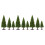 18 Pcs Miniature Trees For Model Train Scenery And Diy Landscaping 3