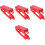 4Pcs Red Light Guard Cover Childproof Visible Panel Lock Compatible 5