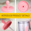 1Pc Pink Straw Water Cup Double Layer Sippy Drinking Bottle 4