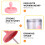 1Pc Pink Straw Water Cup Double Layer Sippy Drinking Bottle 3