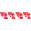 4Pcs Red Light Guard Cover Childproof Visible Panel Lock Compatible 6