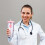 1Pc Pink Straw Water Cup Double Layer Sippy Drinking Bottle 8