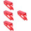 4Pcs Red Light Guard Cover Childproof Visible Panel Lock Compatible 9