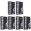 6Pcs Premium Black Document Folder Portable Folder for Office Use 2