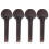 4pcs Hard Hat Attachments Building Hat Chin Straps Accessories Grey 9