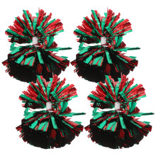 12Pcs Handheld Pom Poms Cheerleading Supplies for Girls and Adults