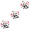 3 Pcs 2.5 Turn 3.5 Inch Double Disk SSD Support Cable Kit 5