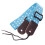 3Pcs Durable Cotton Ukulele Straps Sky-Blue Adjustable Head 10