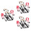 3 Pcs 2.5 Turn 3.5 Inch Double Disk SSD Support Cable Kit 6