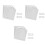 3Sets Wit Beugel Met Open Design Voor Warmteafvoer 3