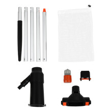 3Sets Zwart Zwembadstofzuiger Met Borstelkop Voor En Hoeken