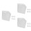 3Sets Wit Beugel Met Open Design Voor Warmteafvoer 6