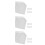 3Sets Wit Beugel Met Open Design Voor Warmteafvoer 8
