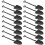 600 Pcs Mini Ice Cream Spoons Shape For Dessert Black 2