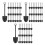 600 Pcs Mini Ice Cream Spoons Shape For Dessert Black 4