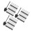 600 Pcs Mini Ice Cream Spoons Shape For Dessert Black 7