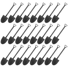 600 Pcs Mini Ice Cream Spoons Shape For Dessert Black