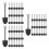 600 Pcs Mini Ice Cream Spoons Shape For Dessert Black 8