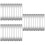 36Pcs Silver Stainless Steel Bracelet Making Strips for Custom Bangles 8