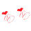 2Pcs Red Pet Cat Leash Comfortable Harness with Hauling Cable Design 4