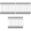 36Pcs Silver Stainless Steel Bracelet Making Strips for Custom Bangles 5