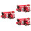 3Pcs Wood Puzzles Kit Diy Fire Engine 3D Jigsaw For Kids 5