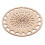 3Pcs Hollow Pattern Wooden Stitching Thread Holder Light Brown 11