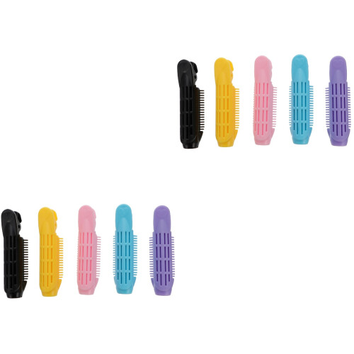 10St Plastic Haarrollers En Clips, Praktisch Haarstyling Voor Thuis 2