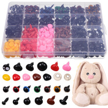 2080St Gehaakte Veiligheidsoogjes Plastic Assorti Kleuren