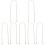 7Pcs White PU Bag Strap Replacement Metal Shoulder Strap for Handbags 5
