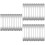 36Pcs Silver Stainless Steel Bracelet Making Strips for Custom Bangles 7