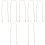 7Pcs White PU Bag Strap Replacement Metal Shoulder Strap for Handbags 6
