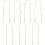 7Pcs White PU Bag Strap Replacement Metal Shoulder Strap for Handbags 4