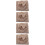 4Sets Polyester Swaddle Dekens Beige Voor Baby’s En Slapen 9