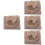 4Sets Polyester Swaddle Dekens Beige Voor Baby’s En Slapen 7