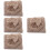 4Sets Polyester Swaddle Dekens Beige Voor Baby’s En Slapen 8