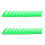 2St Groene Helmstickers Motorfiets Retro Motoraccessoires 5