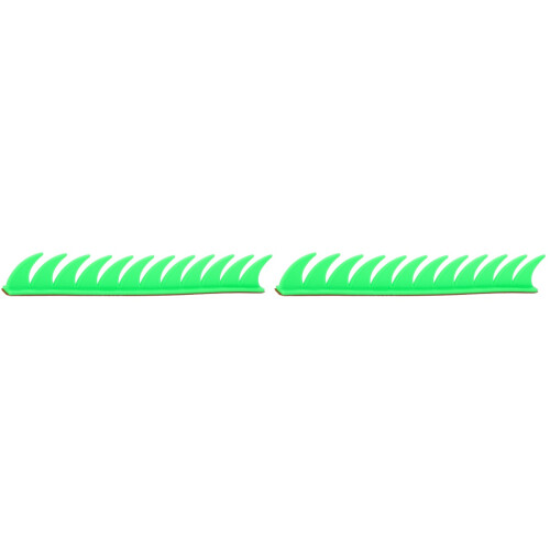 2St Groene Helmstickers Motorfiets Retro Motoraccessoires 1