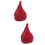 2St Modieuze Gebreide Kinder Wintermutsen Donkerrood Elastisch En Warm 7