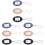 9St Multifunctionele PU Id Bagagelabels in Assorti 2