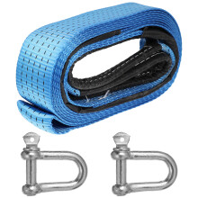 2Sets Auto Sleepkoord Nylon Met Haak En Nacht Reflectie