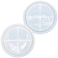 4 Pcs Diy Silicone Incense Stick Holder Casting Mold Tray