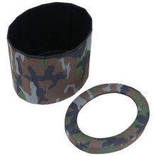 1St Mobiel Vouwtoilet Camouflage Hout Composiet Auto Outdoor