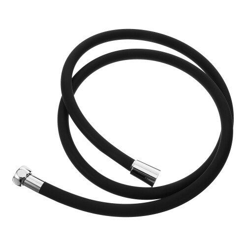 1Mremplacement Tuyau Douche Noir Silicone Résistant Haute