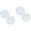 4 Pcs Diy Silicone Incense Stick Holder Casting Mold Tray 4