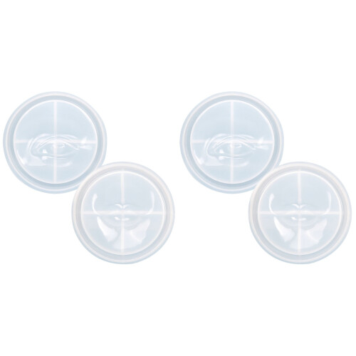 4 Pcs Diy Silicone Incense Stick Holder Casting Mold Tray 1